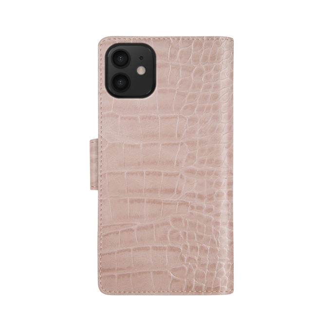 iPhone 12 MINI iDeal Of Sweden dėklas Wallet Rose Croco