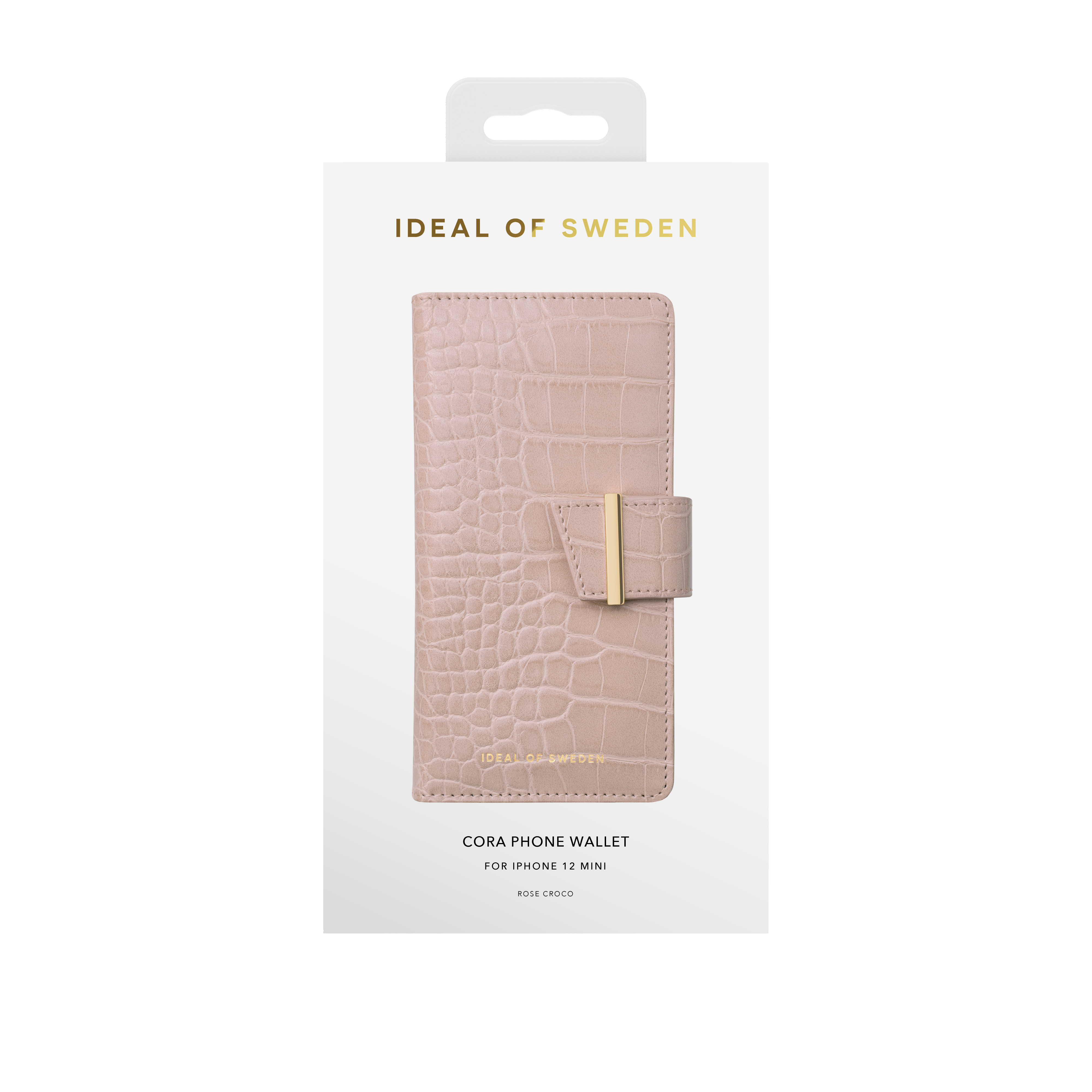 iPhone 12 MINI iDeal Of Sweden dėklas Wallet Rose Croco - Image 3