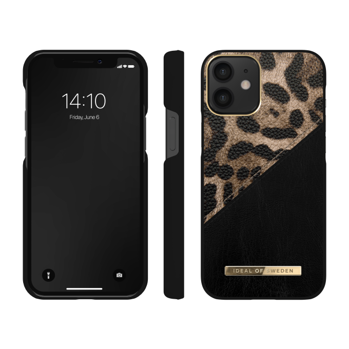 iPhone 12 MINI iDeal Of Sweden nugarėlė Midnight Leopard