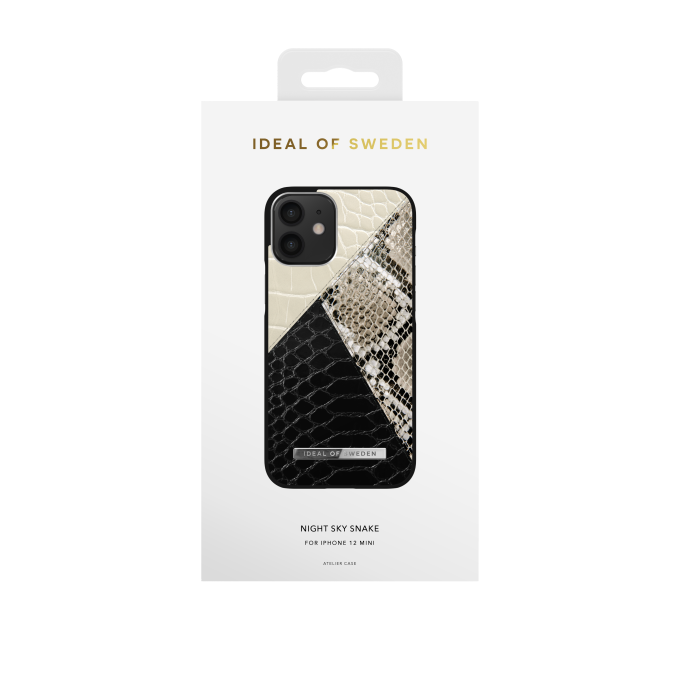 iPhone 12 MINI iDeal Of Sweden Atelier nugarėlė Night Sky Snake