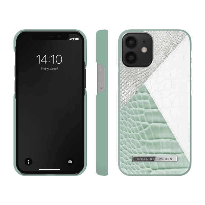 iPhone 12 MINI iDeal Of Sweden nugarėlė Palladian Mint Snake