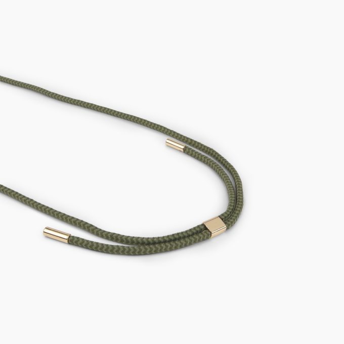iPhone 12 MINI iDeal Of Sweden Ordinary Necklace nugarėlė Cool Khaki