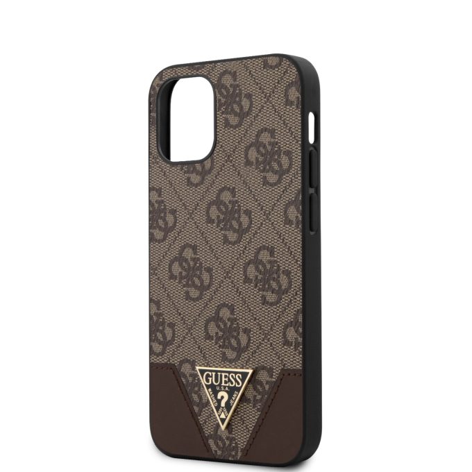 iPhone 12 MINI ruda GUESS nugarėlė GUHCP12SPU4GHBR