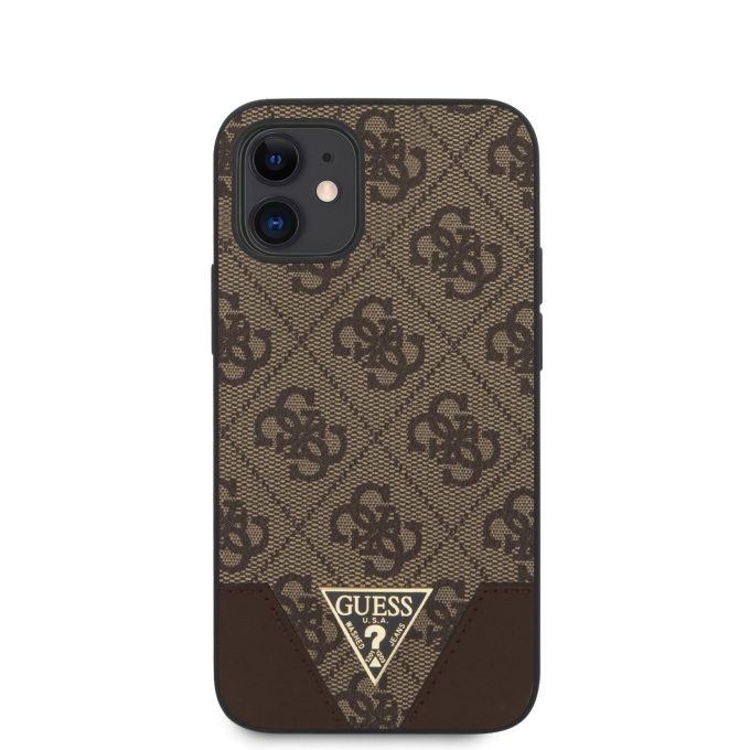 iPhone 12 MINI ruda GUESS nugarėlė GUHCP12SPU4GHBR