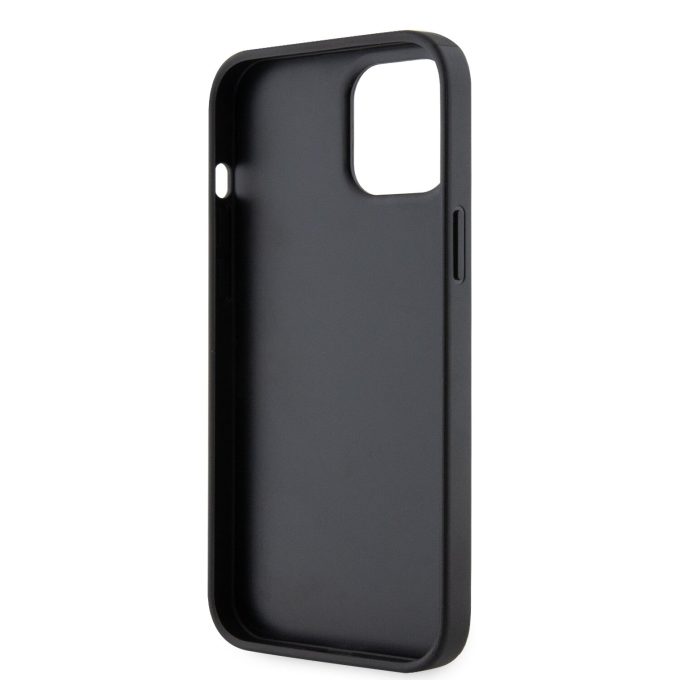 iPhone 12 PRO MAX black NFT Saffiano Karl&Choupette KARL LAGERFELD nugarėlė