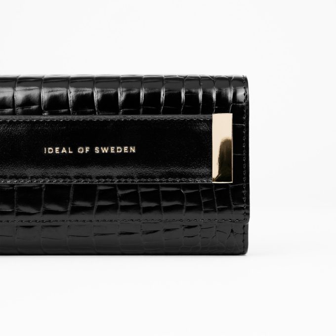 iPhone 12 PRO MAX iDeal Of Sweden dėklas Studio Clutch Neo Noir Croco