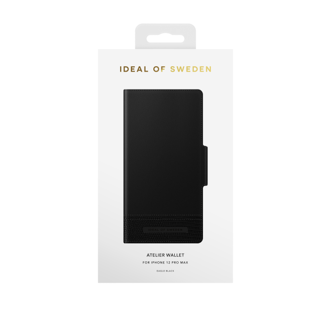 iPhone 12 PRO MAX iDeal Of Sweden dėklas Unity Wallet Eagle Black