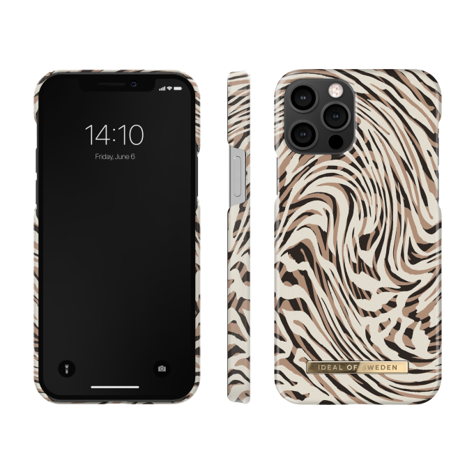 iPhone 12/12 PRO iDeal Of Sweden nugarėlė Hypnotic Zebra