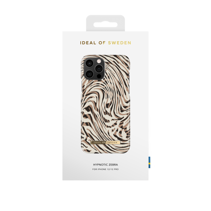 iPhone 12/12 PRO iDeal Of Sweden nugarėlė Hypnotic Zebra