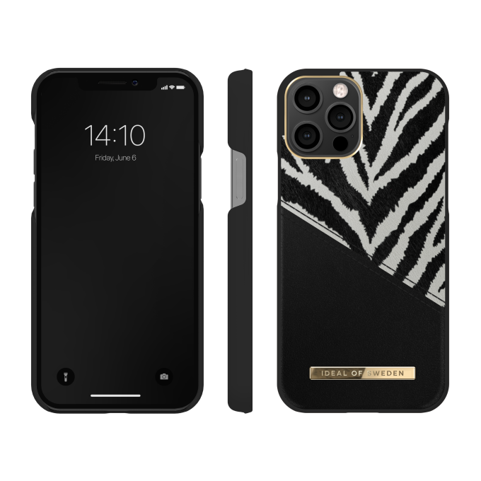 iPhone 12/12 PRO iDeal Of Sweden nugarėlė Zebra Eclipse