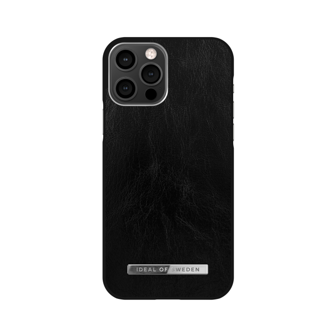 iPhone 12/12 PRO iDeal Of Sweden nugarėlė Glossy Black - Silver