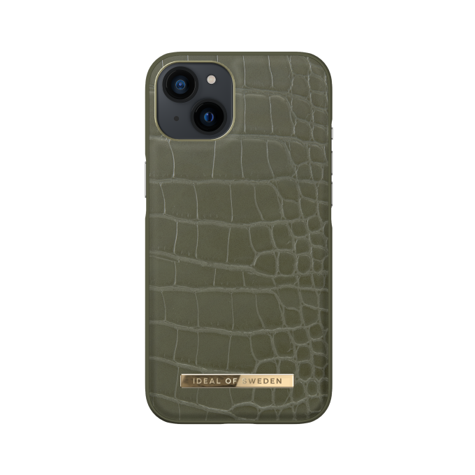 iPhone 13 iDeal Of Sweden nugarėlė Khaki Croco