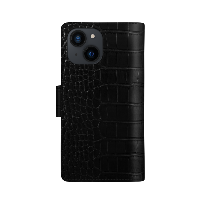 iPhone 13 MINI iDeal Of Sweden dėklas Wallet Jet Black Croco