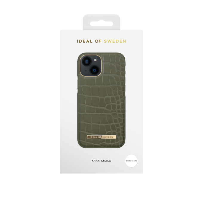iPhone 13 MINI iDeal Of Sweden nugarėlė Khaki Croco