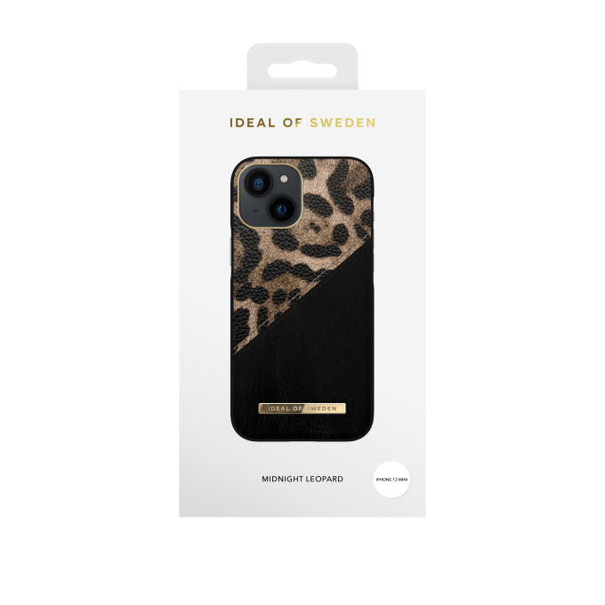 iPhone 13 MINI iDeal Of Sweden nugarėlė Midnight Leopard