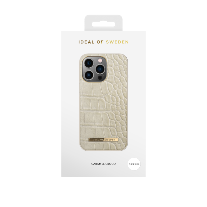 iPhone 13 PRO iDeal Of Sweden nugarėlė Caramel Croco