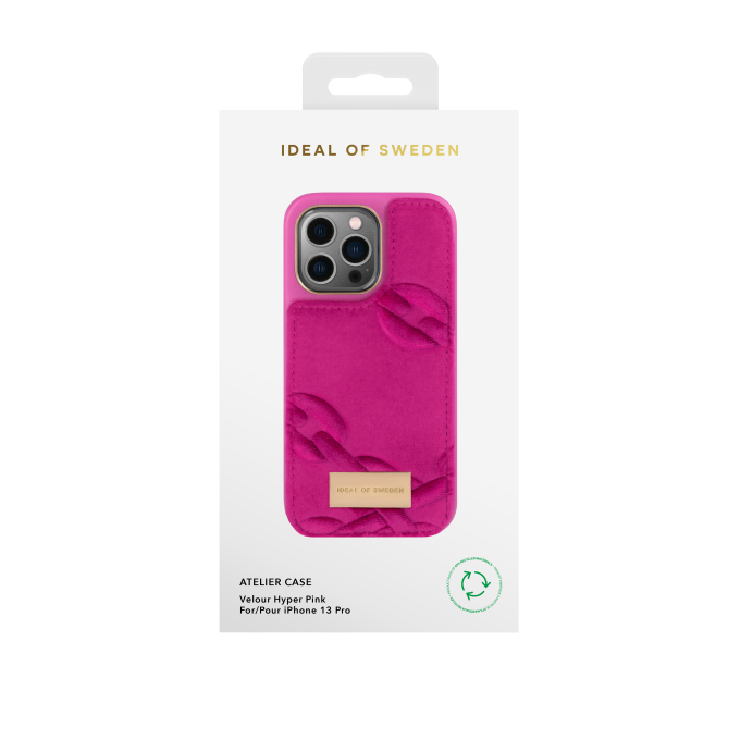 iPhone 13 PRO iDeal Of Sweden nugarėlė Velour Hyper Pink