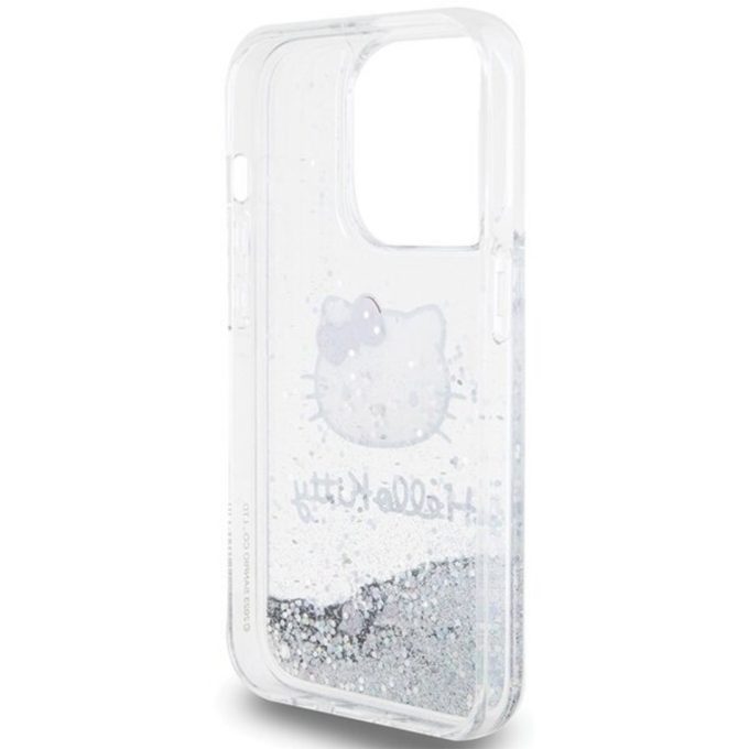 iPhone 13 PRO Liquid Glitter Electroplating Head Logo HELLO KITTY nugarėlė