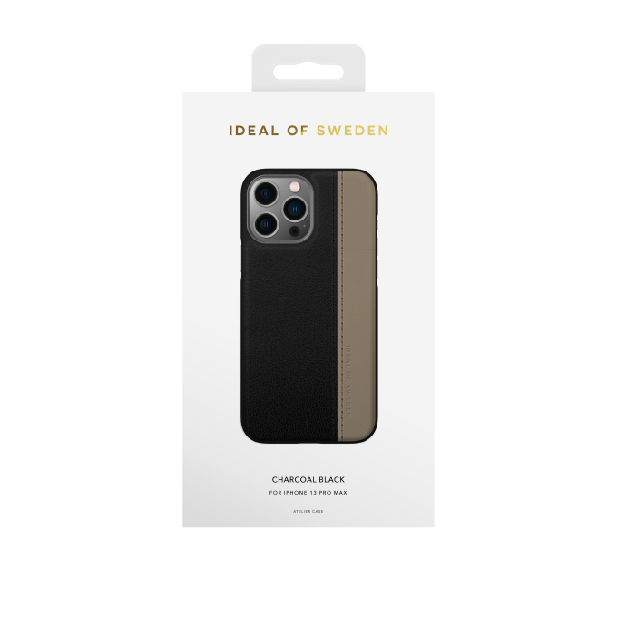 iPhone 13 PRO MAX/12 PRO MAX iDeal Of Sweden Atelier nugarėlė Charcoal Black