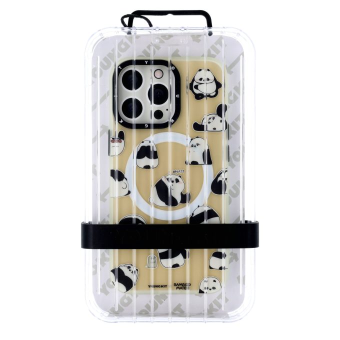 iPhone 13 PRO YOUNGKIT MagSafe Bamboonates Black and White nugarėlė
