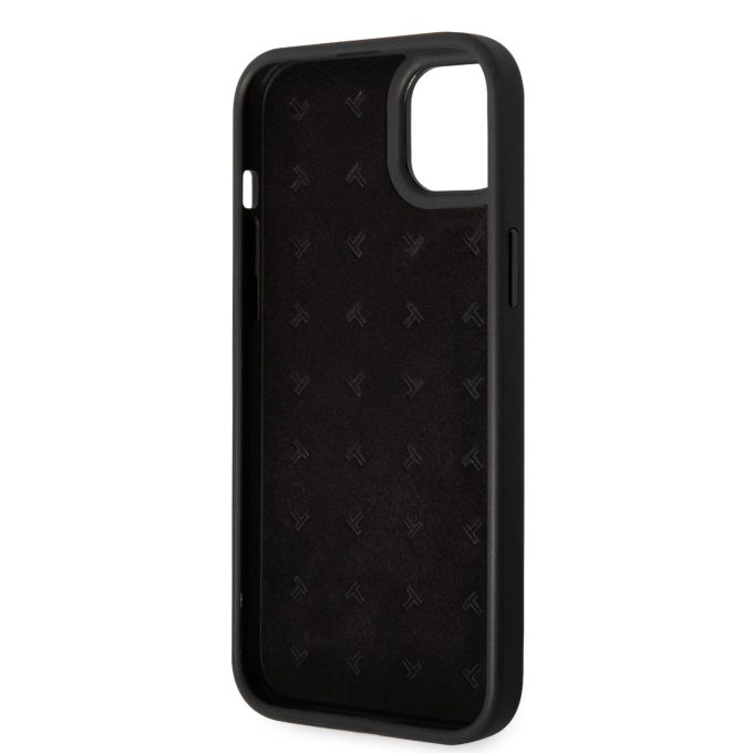 iPhone 14 black TUMI Leather W/ Vertical Card Slot nugarėlė