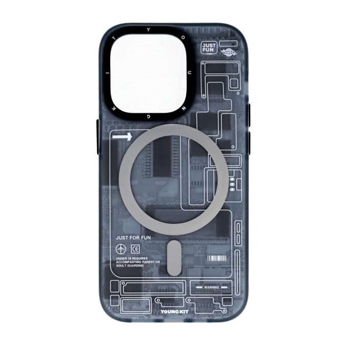iPhone 14 PRO black YOUNGKIT MagSafe Technology Series nugarėlė