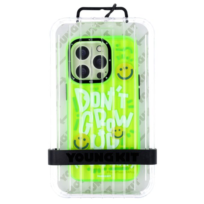 iPhone 14 PRO green YOUNGKIT Joyful Heart Don't Grow Up nugarėlė