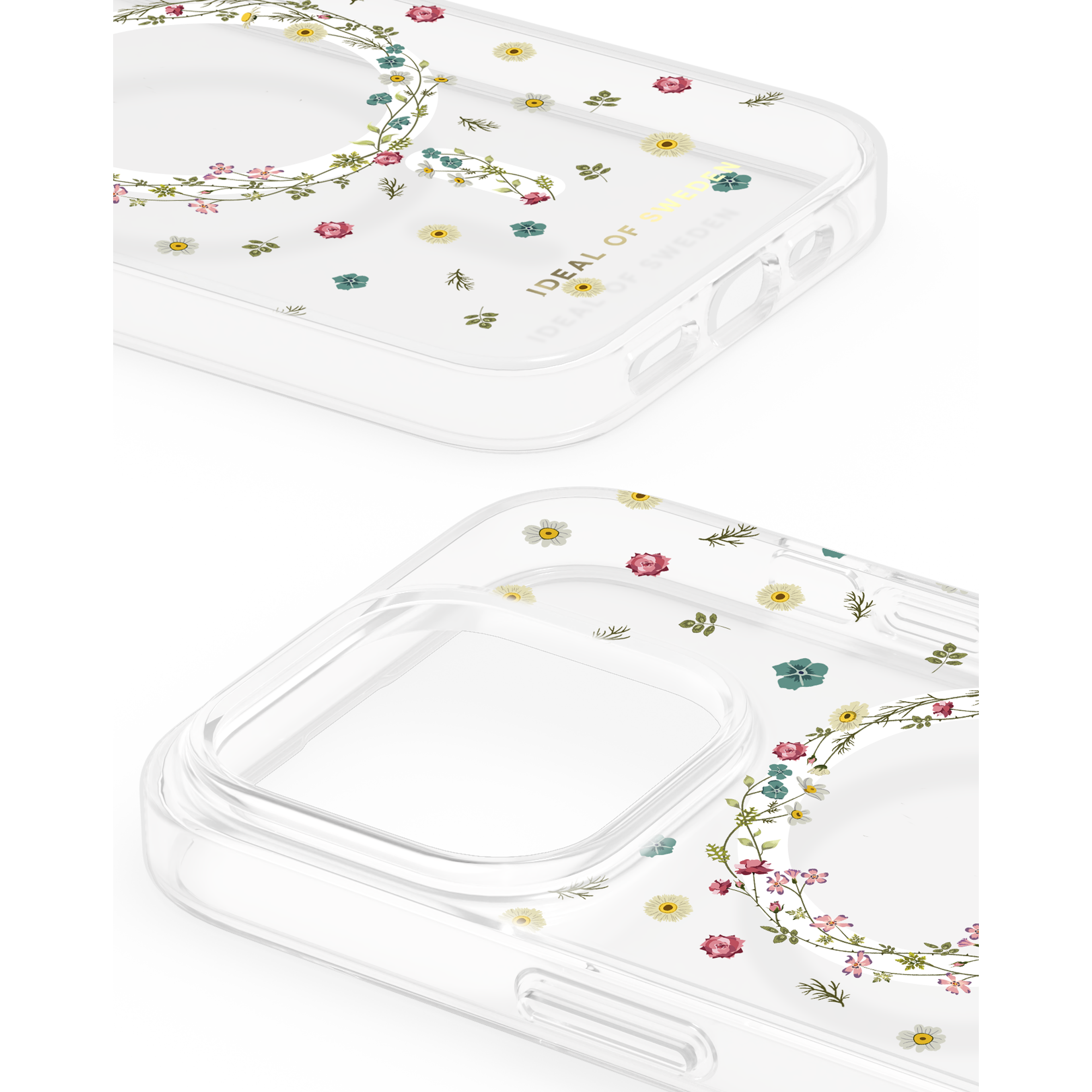 iPhone 14 PRO iDeal Of Sweden Clear MagSafe nugarėlė Petite Floral - Image 2