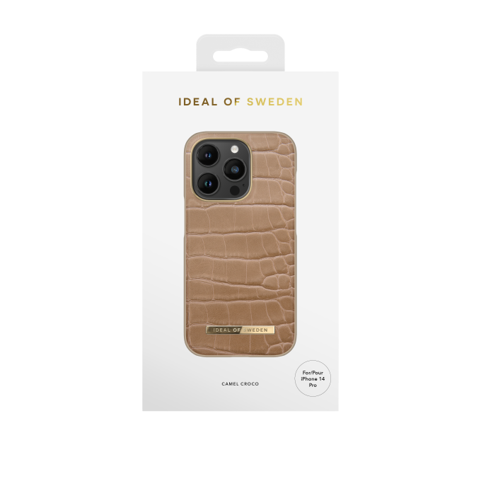 iPhone 14 PRO iDeal Of Sweden nugarėlė Camel Croco