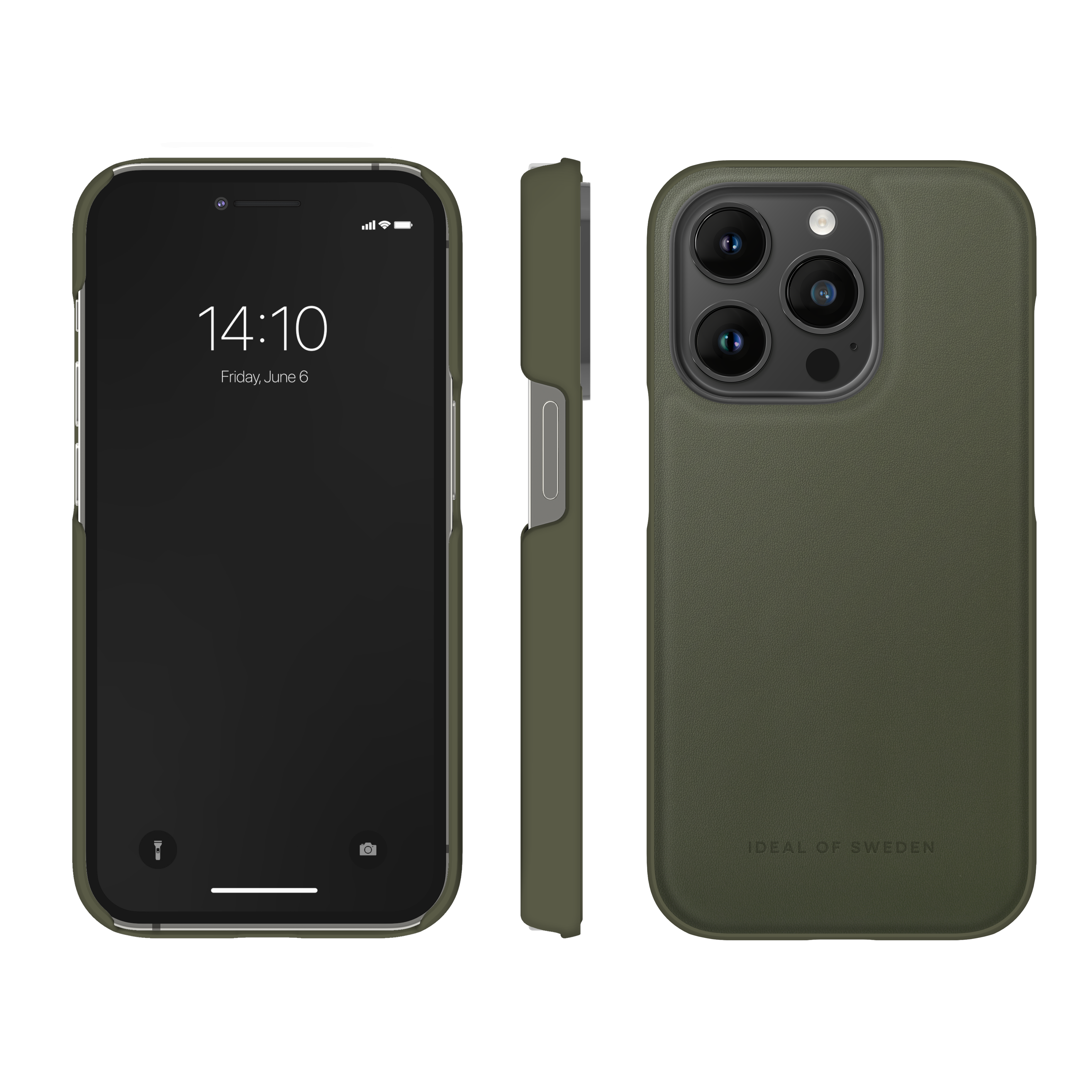iPhone 14 PRO iDeal Of Sweden nugarėlė Intense Khaki - Image 3