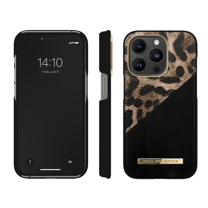 iPhone 14 PRO iDeal Of Sweden nugarėlė Midnight Leopard