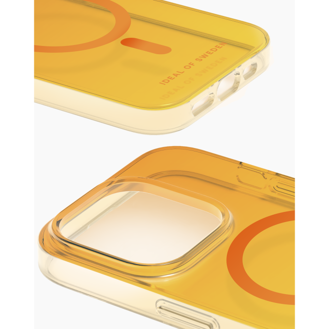 iPhone 14 PRO MAX iDeal Of Sweden Clear MagSafe nugarėlė Orange Spritz