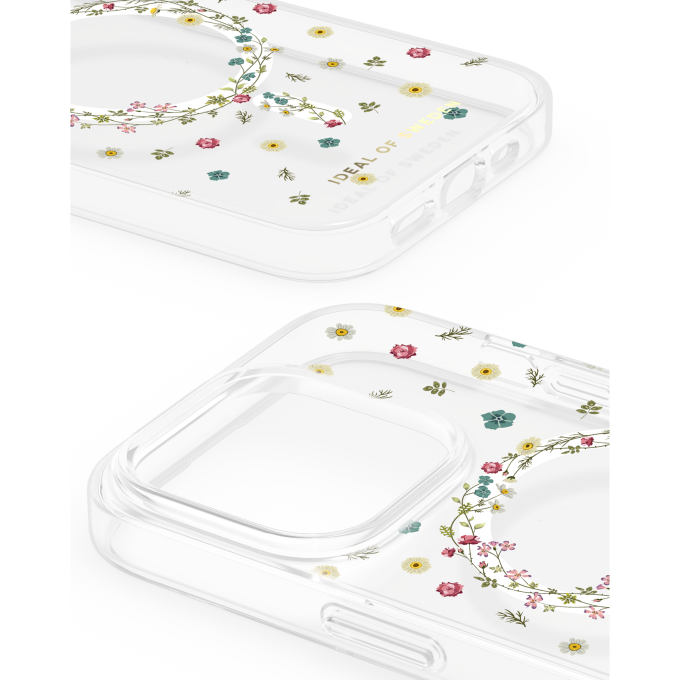 iPhone 14 PRO MAX iDeal Of Sweden Clear MagSafe nugarėlė Petite Floral