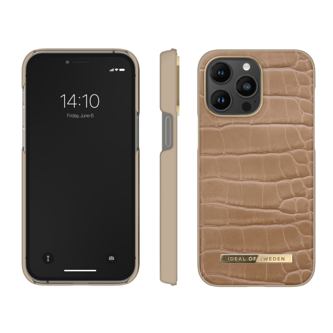iPhone 14 PRO MAX iDeal Of Sweden nugarėlė Camel Croco
