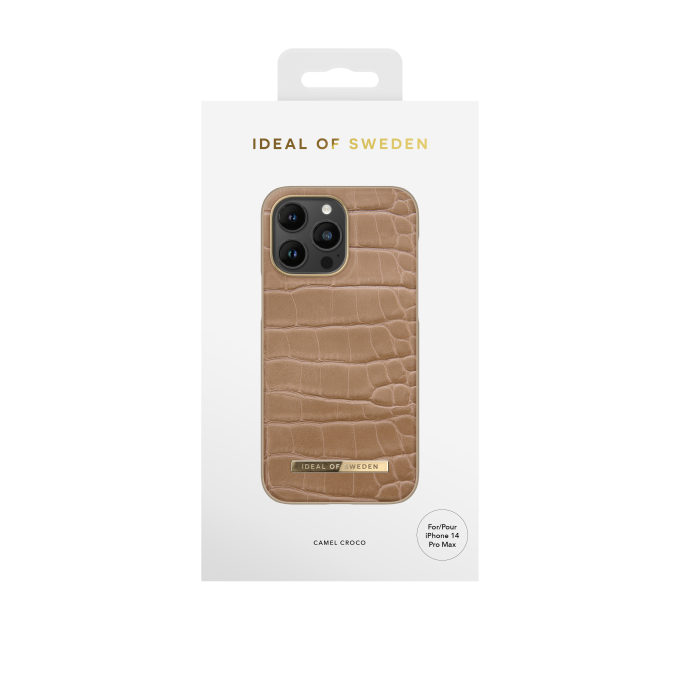 iPhone 14 PRO MAX iDeal Of Sweden nugarėlė Camel Croco