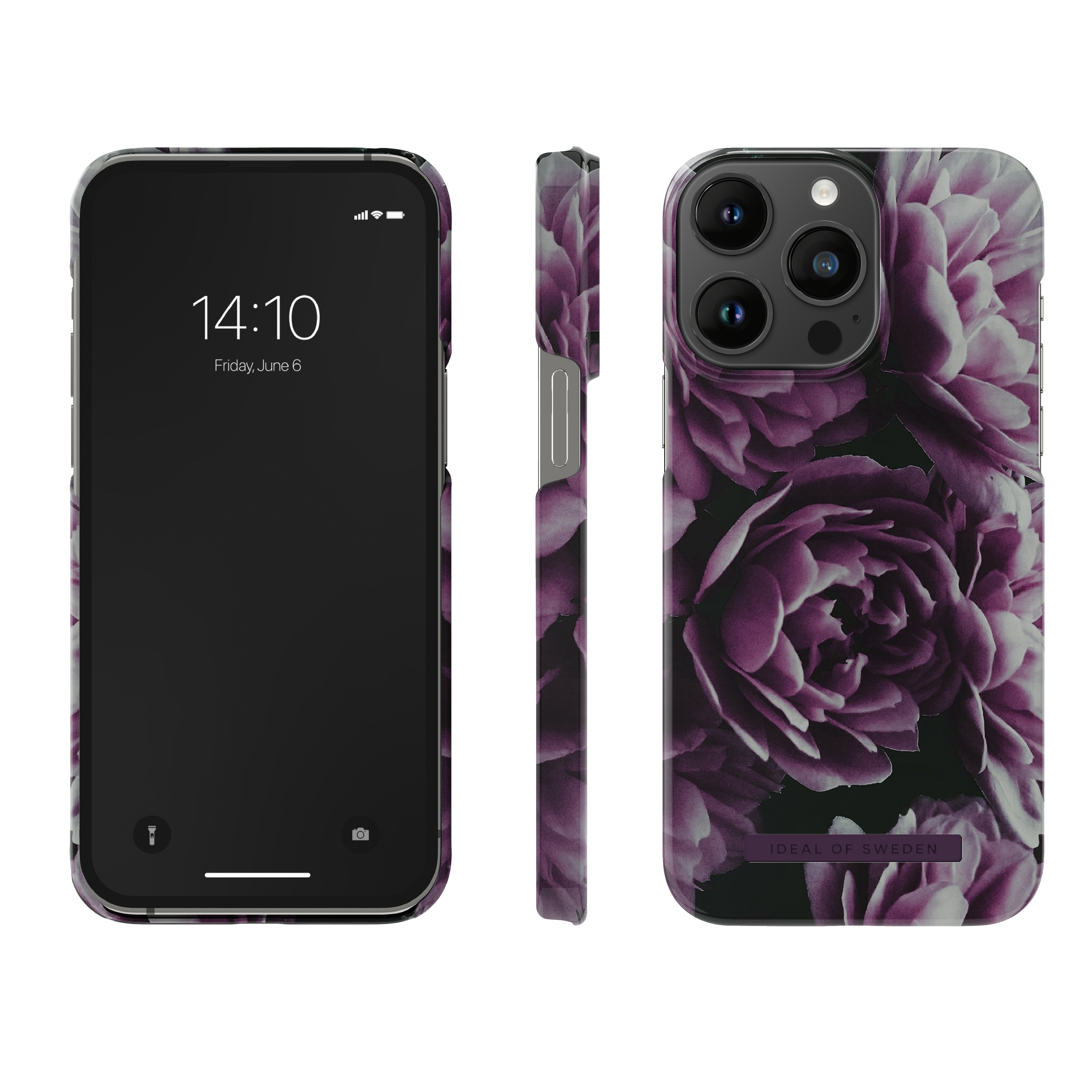 iPhone 14 PRO MAX iDeal Of Sweden nugarėlė Deep Purple Bloom - Image 2