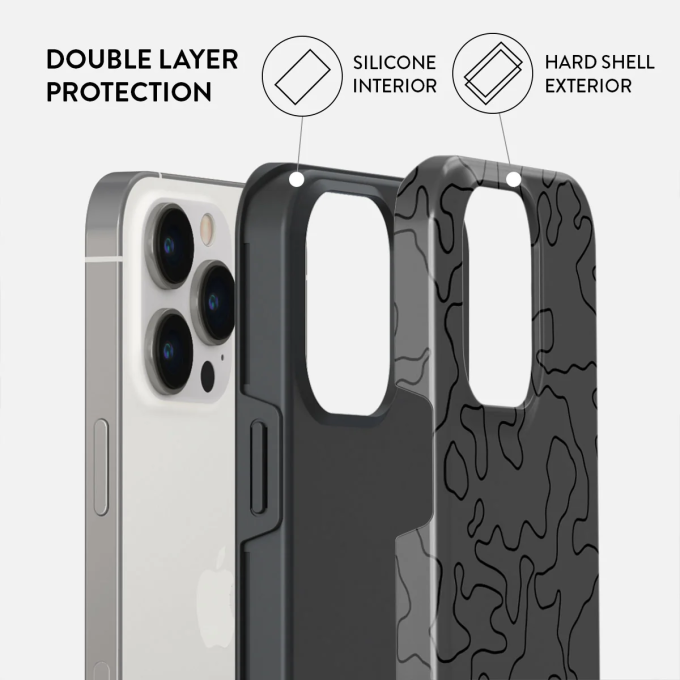 iPhone 14 PRO MAX Magsafe Black Rock Tough BURGA nugarėlė
