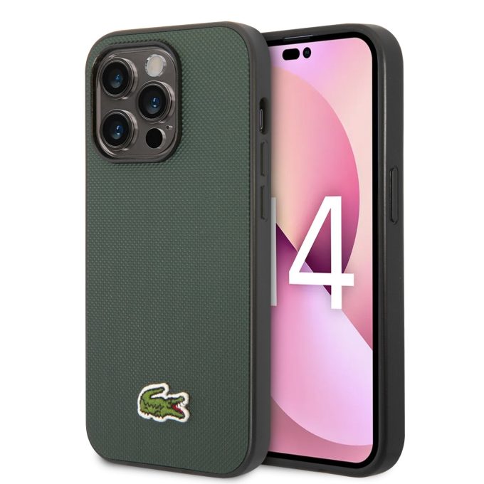 iPhone 14 PRO MAX dark green LACOSTE nugarėlė LCHCP14XPVCE