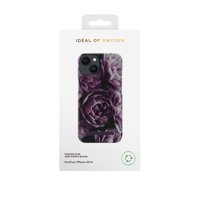 iPhone 14/13 iDeal Of Sweden nugarėlė Deep Purple Bloom
