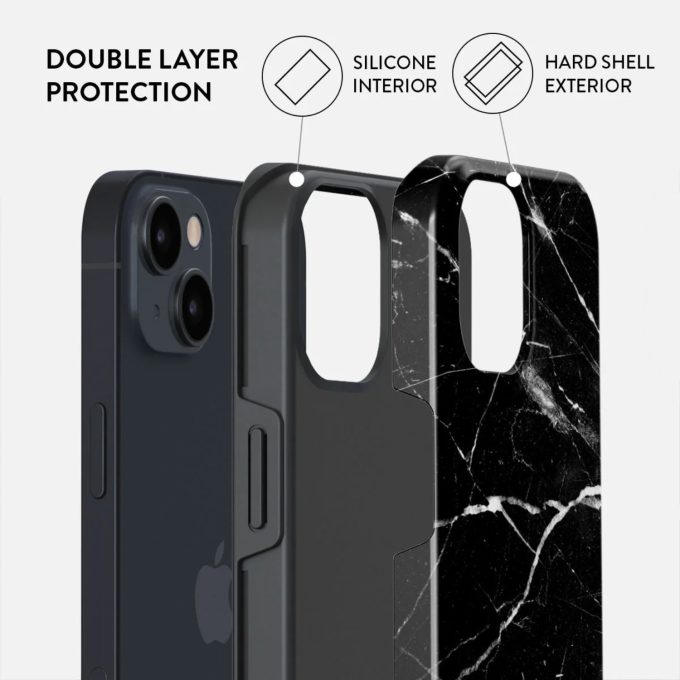 iPhone 15 / 14 / 13 Magsafe Noir Origin Tough BURGA nugarėlė