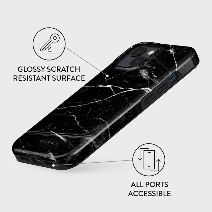iPhone 15 / 14 / 13 Magsafe Noir Origin Tough BURGA nugarėlė