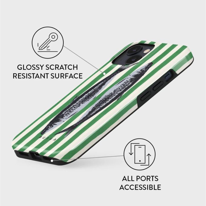 iPhone 15 / 14 / 13 Magsafe Sardinhas Tough BURGA nugarėlė