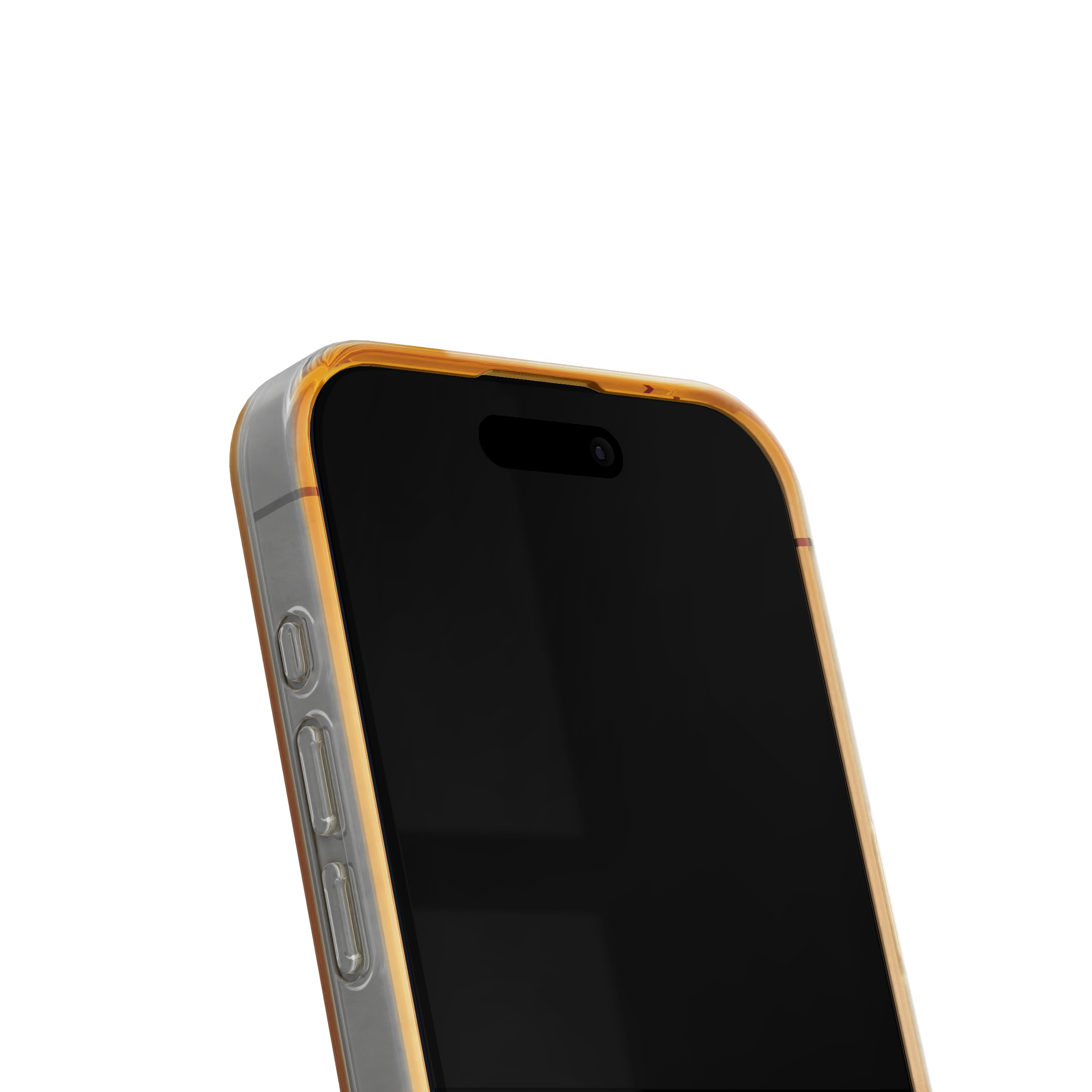 iPhone 15 iDeal Of Sweden Clear MagSafe nugarėlė Orange Spritz - Image 4