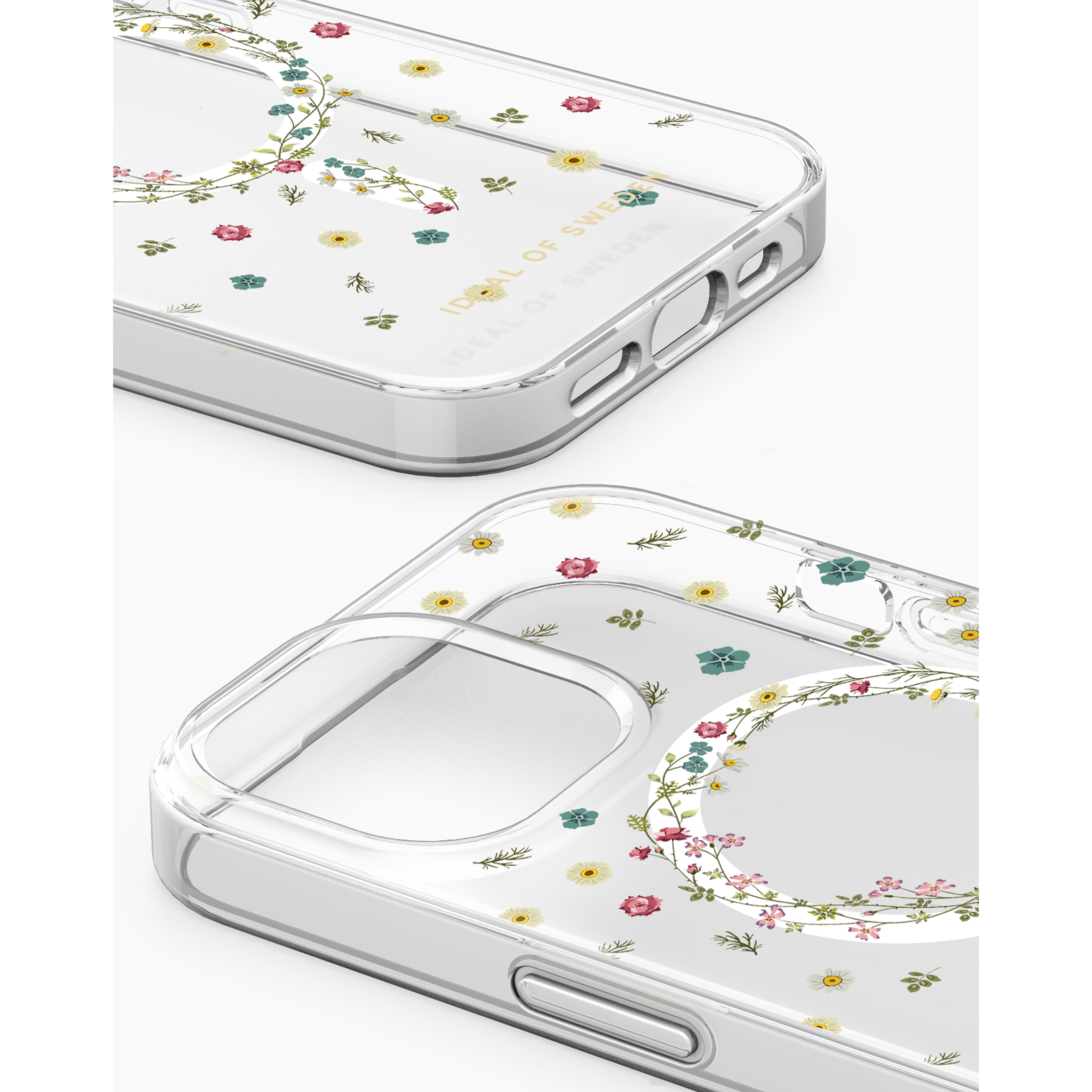 iPhone 15 iDeal Of Sweden Clear MagSafe nugarėlė Petite Floral - Image 2