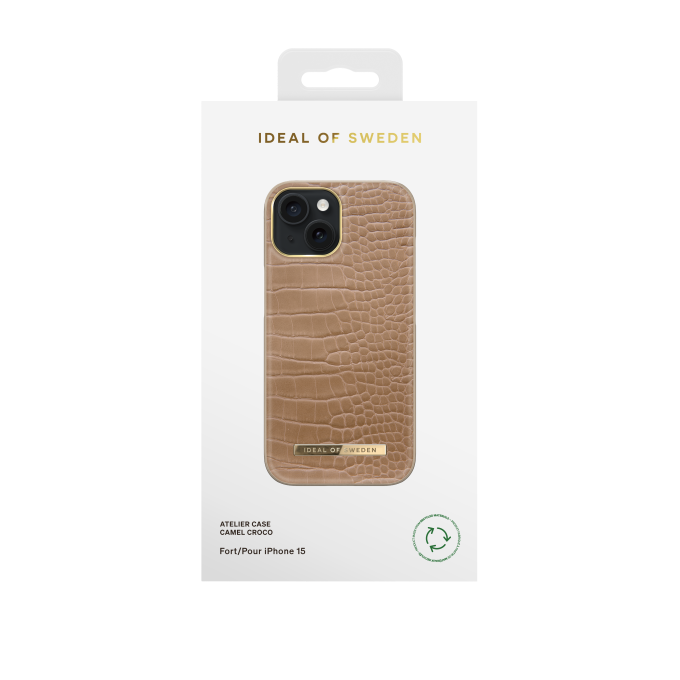 iPhone 15 iDeal Of Sweden nugarėlė Camel Croco