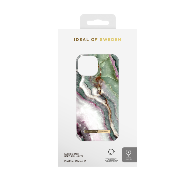 iPhone 15 iDeal Of Sweden nugarėlė MagSafe Northern Lights