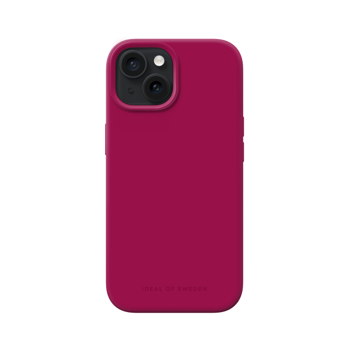 iPhone 15 iDeal Of Sweden nugarėlė MagSafe Silicone Magenta
