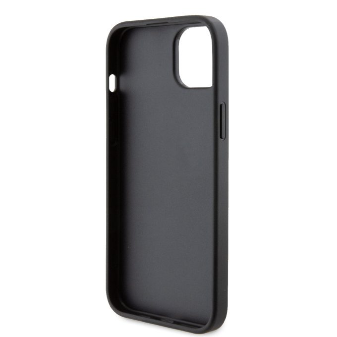 iPhone 15 PLUS grey Big Metal Logo GUESS nugarėlė