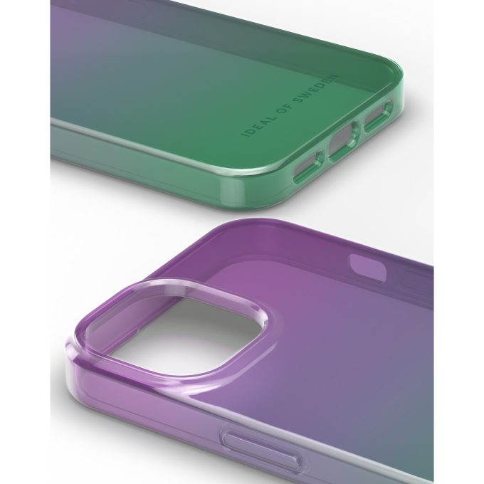 iPhone 15 PLUS iDeal Of Sweden Clear nugarėlė Fluorite Ombre