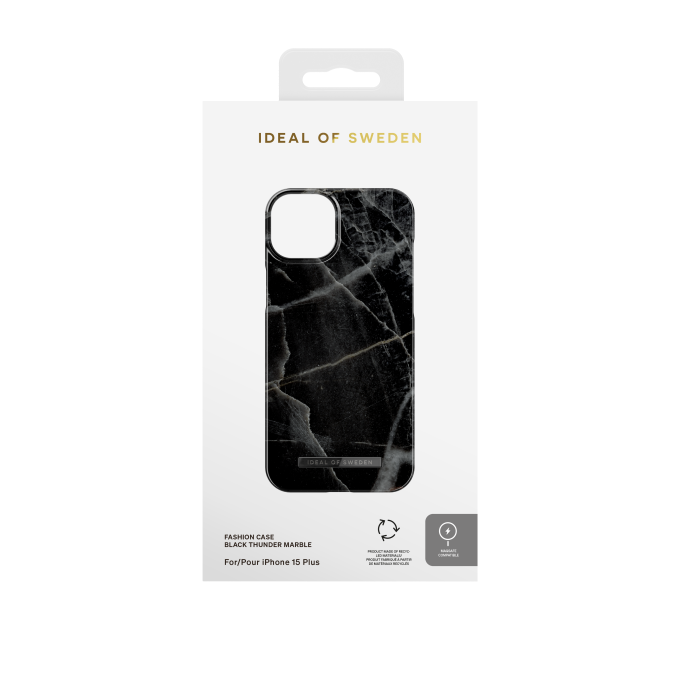 iPhone 15 PLUS iDeal Of Sweden MagSafe nugarėlė Black Thunder